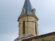 Photo suivante de Saint-Christophe-de-Double Le clocher de l'église.