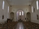 Photo suivante de Saint-Christophe-de-Double La nef vers le choeur.
