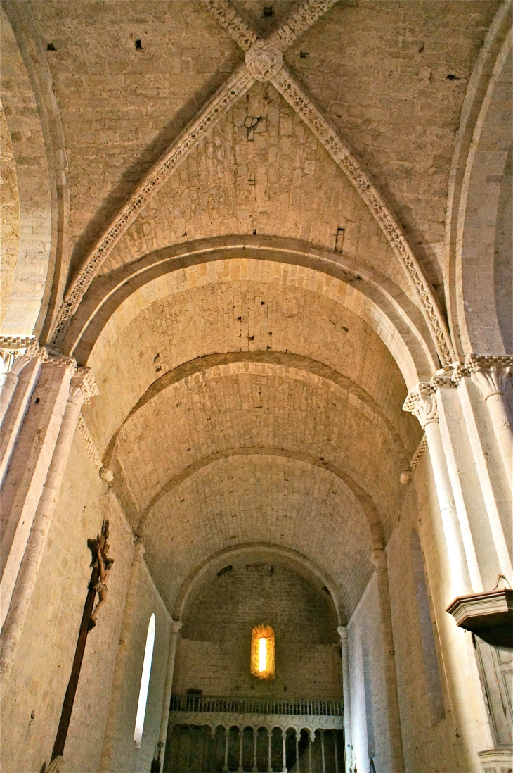 Le plafond de la nef - Saint-Ferme