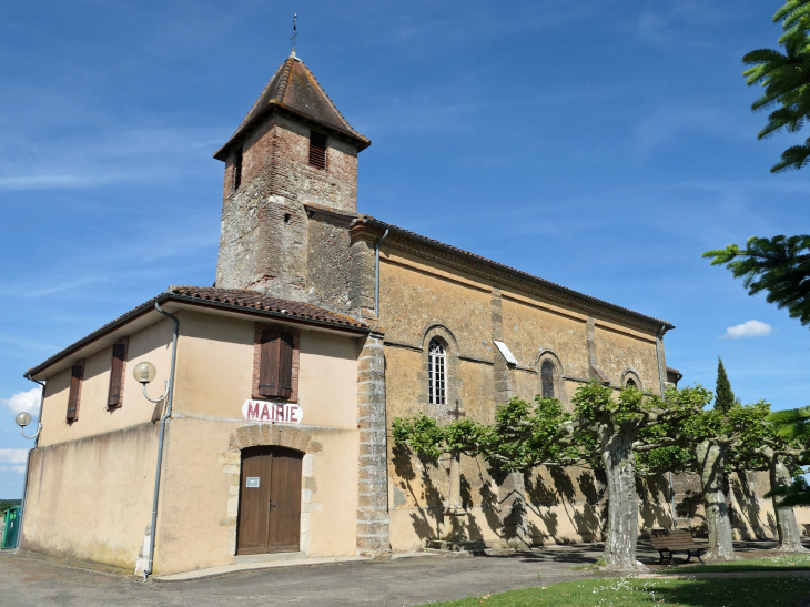 L'église-mairie - Arthez-d'Armagnac