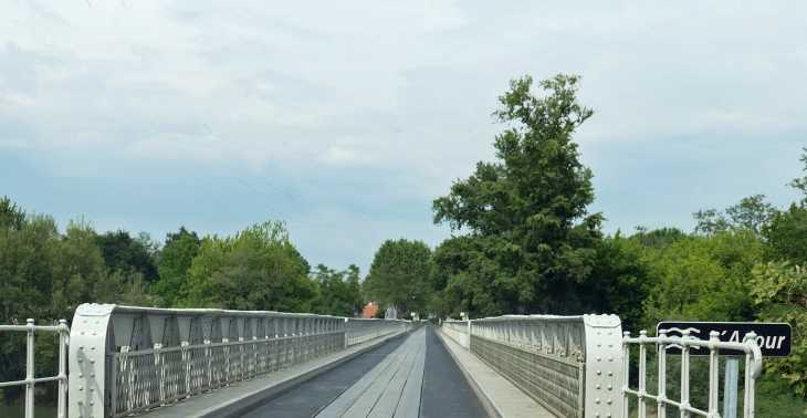 Le pont sur l'Adour - Cazères-sur-l'Adour
