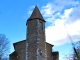 Eglise Notre-Dame de Sarran - Tourelle qui sert également de clocher (photo prise en mars 2013, Eglises anciennes du Gabardan).