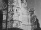 Photo suivante de Parleboscq L'église de Saint-Cricq est pourvue d'un robuste clocher-tour flanqué d'une tourelle octogonale rajoutée au XVIe siècle (photo de 1980, églies anciennes du Gabardant).