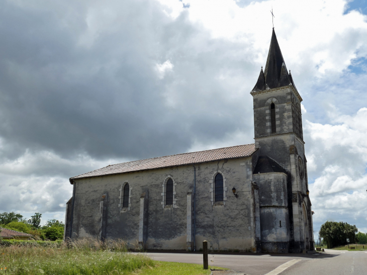 L'église - Pouydesseaux