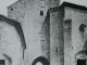 Photo suivante de Pujols Début XXe siècle, Tour de l'église et ancienne porte de la ville, XVe siècle (carte postale ancienne).