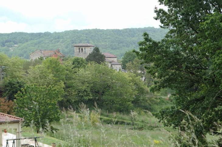 Vue sur le village - Sainte-Colombe-de-Villeneuve