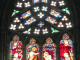 la cathédrale Sainte Marie : vitrail de la chapelle des Fonts Baptismaux