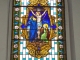 Chéraute (64130) chapelle d'Hoquy,  vitrail Crucifixion