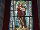 Domezain-Berraute (64120) église de Domezain: vitrail St. Jean Baptiste