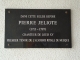 Estos (64400) plaque comémorative Pierre Jeliotte à l'église