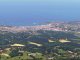 la Rhune : vue sur  la côte basque