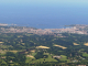 le sommet de la Rhune : la vue sur les  villes de la côte basque