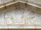Urrugne (64122) église Saint-Vincent, detail du tympan