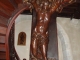 Urrugne (64122) église Saint-Vincent, statue piortannt la chaire
