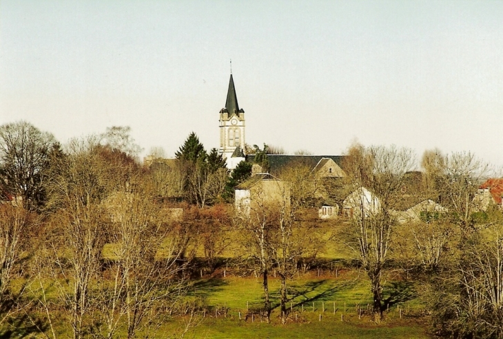 Vue générale du bourg - Chaussenac