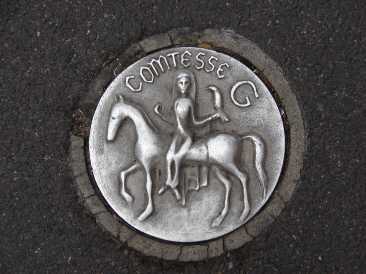 Plot de marquage à l'effigie de la Comtesse G qui créa Montferrand - Clermont-Ferrand