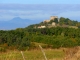 Montmorin : le château vu du Peyreret