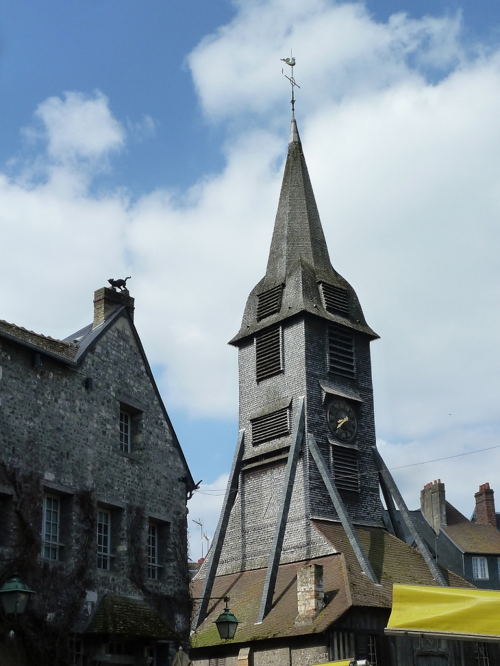 L'église sainte Catherine : le clocher séparé - Honfleur