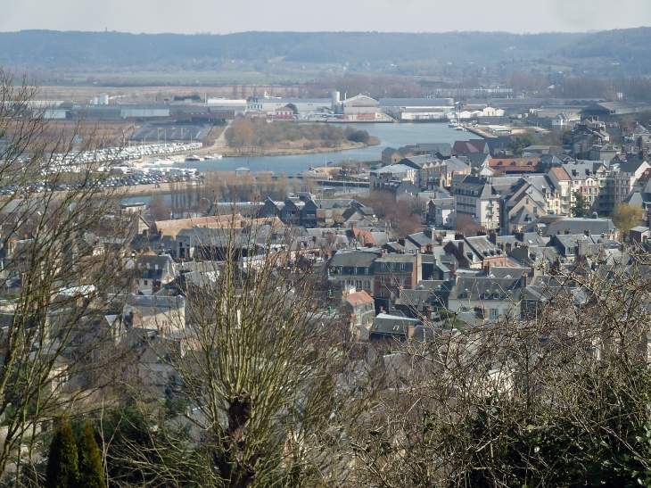 La ville vue du mont Joli - Honfleur