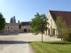 l'abbaye d'Ardenne : vue d'ensemble de la cour