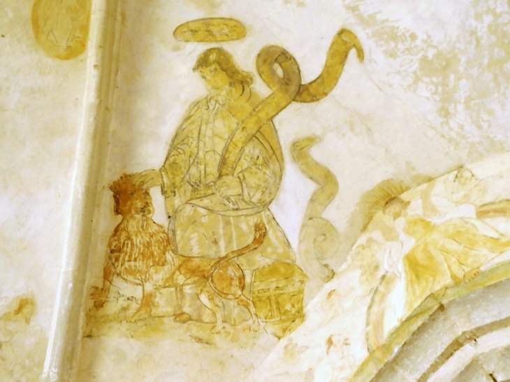 Les fresques de l'église - Canville-la-Rocque