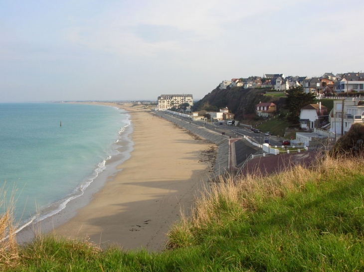 La plage de DONVILLE. - Donville-les-Bains