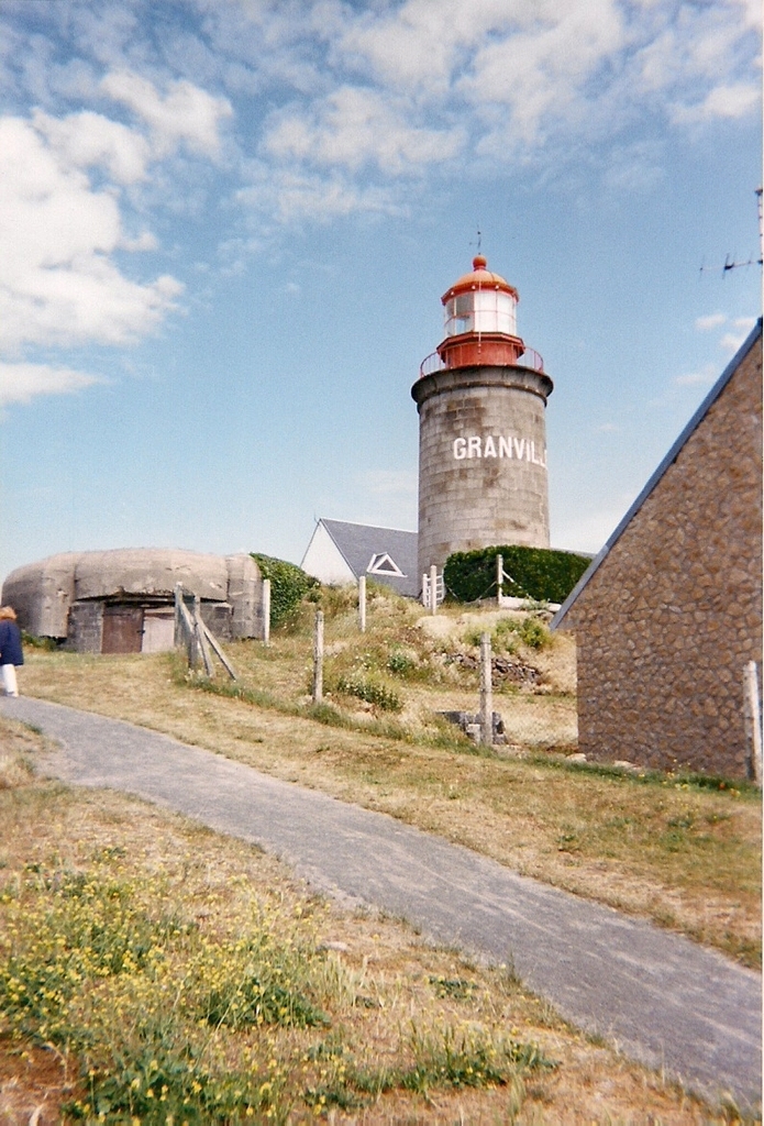 Le phare de Granville en 1996