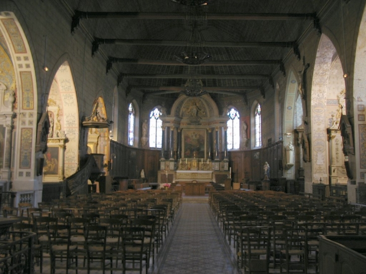 Eglise Saint Sauveur - la nef - Bellême
