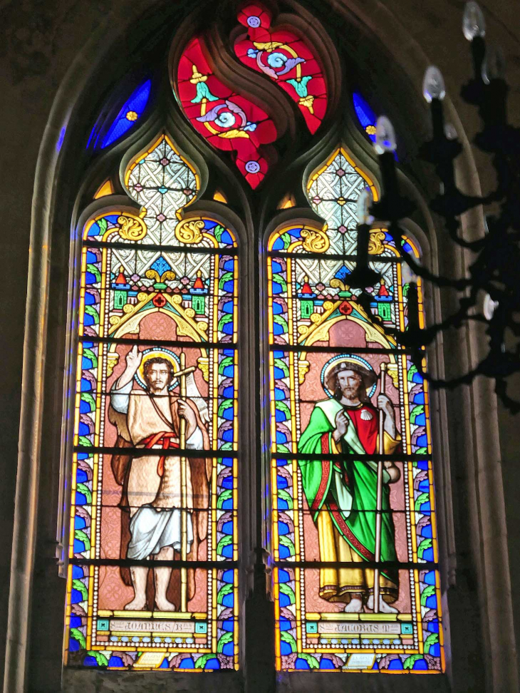Les vitraux de l'église - Ceton