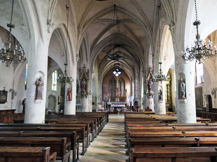 Le choeur gothique de l'église - Ceton