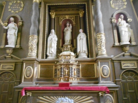 L'intérieur de l'église - Durcet