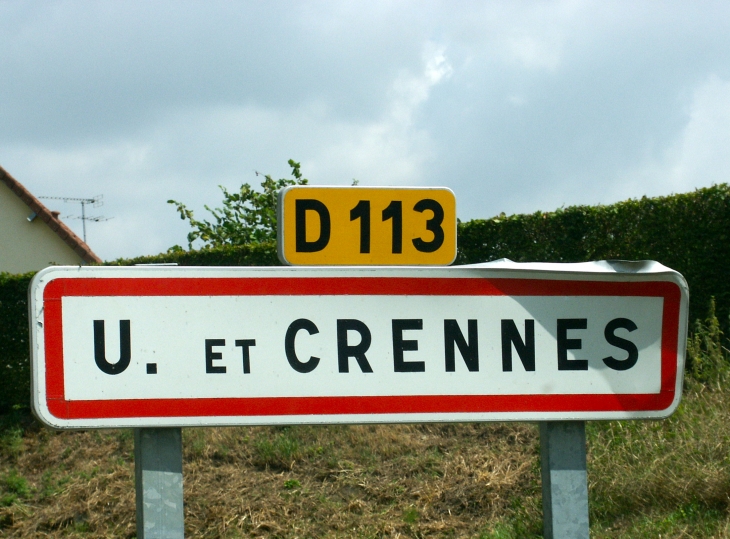 Le panneau - Urou-et-Crennes
