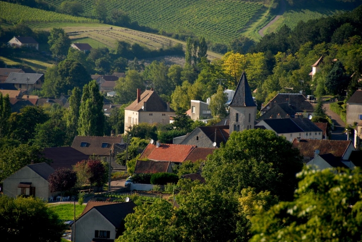 Village centre - Échevronne