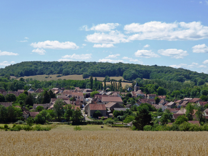 Vue sur le village - Marigny-le-Cahouët