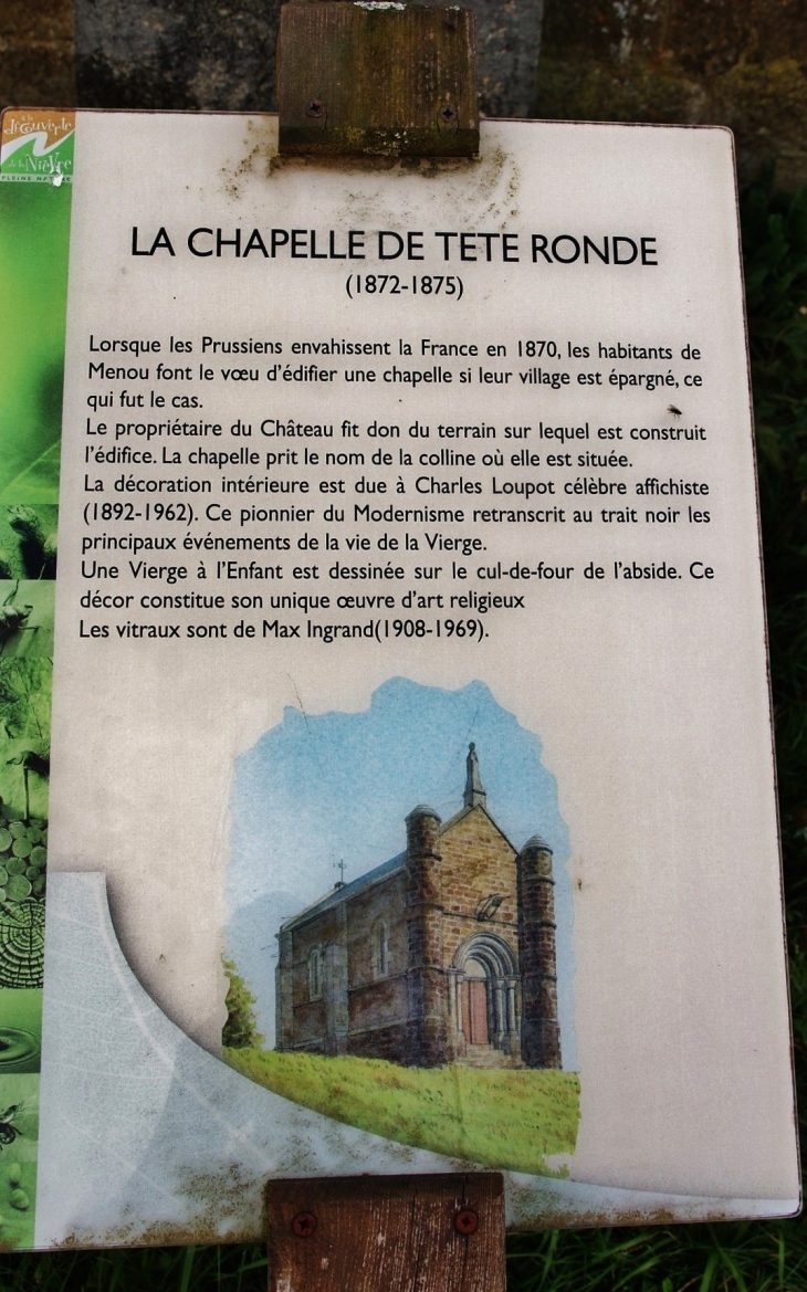 Chapelle de Tête Ronde - Menou