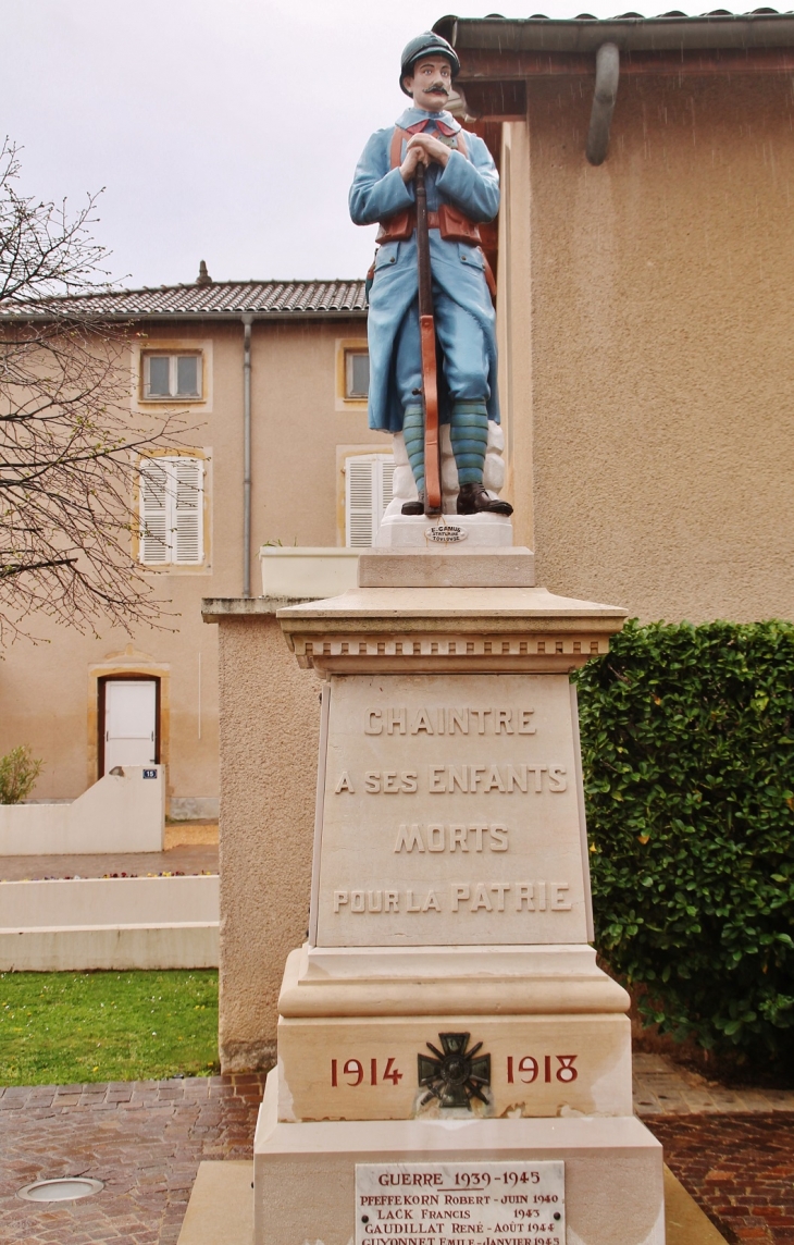 Monument-aux-Morts - Chaintré