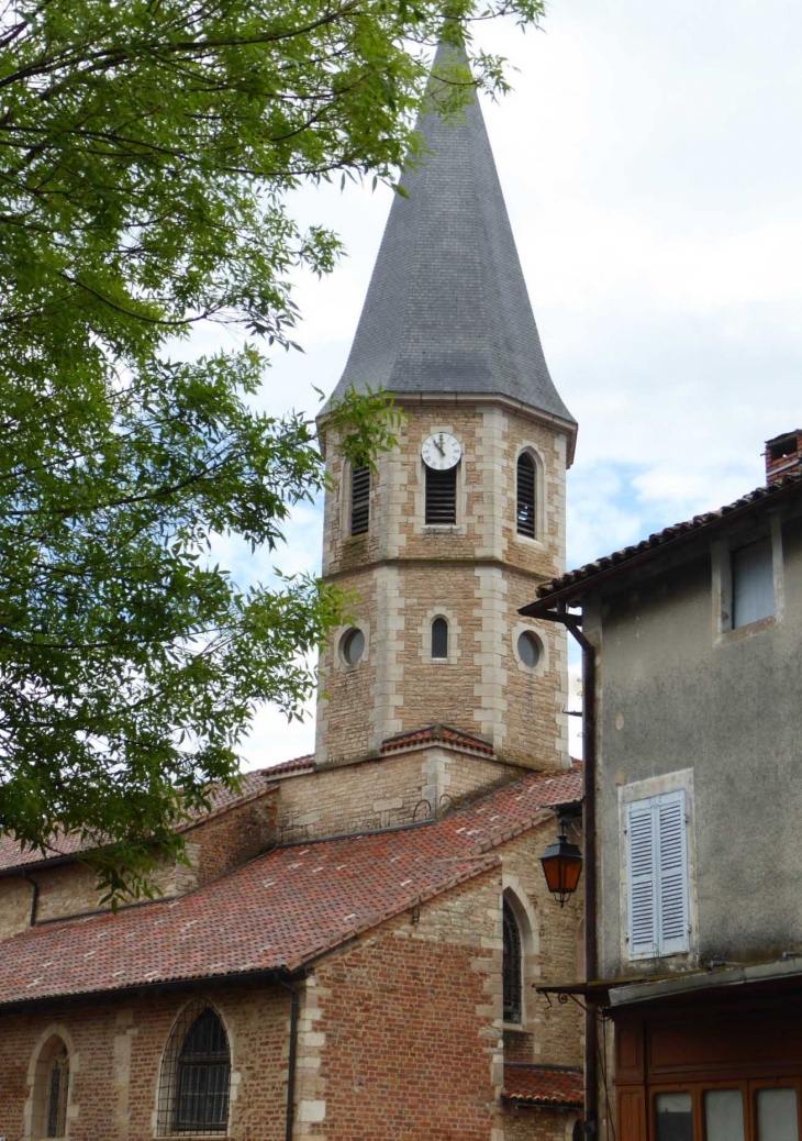 Vue sur le clocher - Romenay