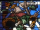Charlemagne à la chasse au sanglier (vitrail du 16 eme)
