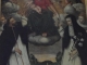 Le tableau de notre Dame du Rosaire classé monument historique est du XVIIe siècle. Au centre Marie et l'enfant Jésus, à gauche Dominique et derrière Louis XIII et à droite Catherine de Sienne et derrière Anne d'Autriche. 