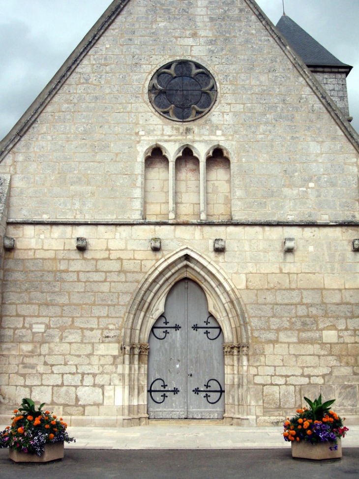 Portail de l'église - Vincelles