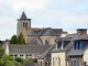 vue sur le village et l'église Notre Dame des Neiges (!)