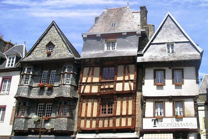 Maisons anciennes place du général Leclerc - Lannion