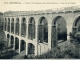 Viaduc de Grognet - Tour de la Vallée (carte postale de 1910)