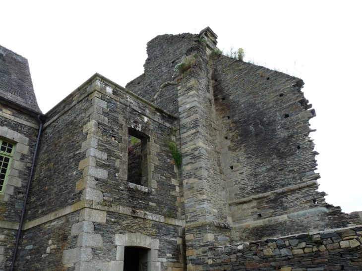 Les ruines de l'abbaye - Saint-Gelven