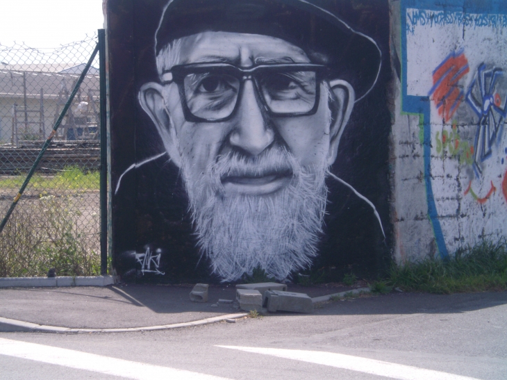 Fresque murale rue de l' Elorn. - Brest