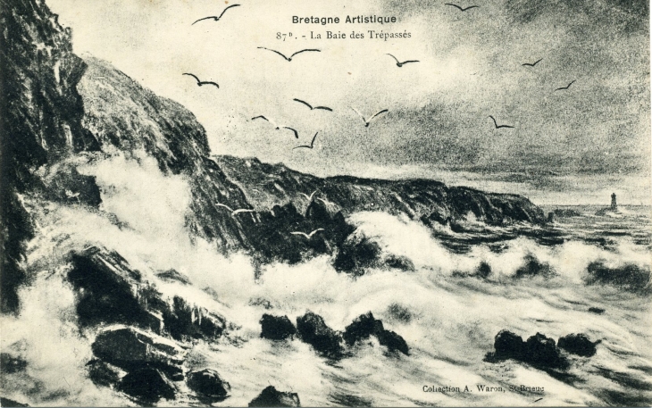 La Baie des Trépassés (carte postale de 1910) - Cléden-Cap-Sizun