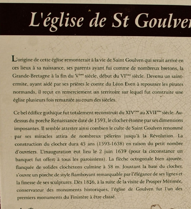 *église Saint-Goulven