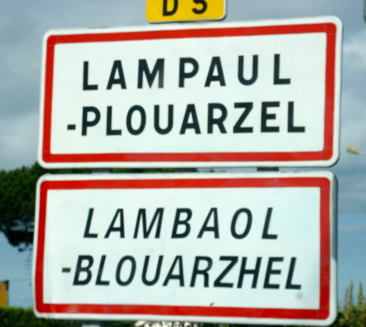 Le panneau - Lampaul-Plouarzel