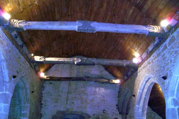 La charpente de la chapelle de Trémalo - Pont-Aven