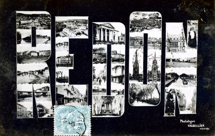 Vers 1906 (carte postale ancienne). - Redon